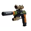 LEAN TOYS Zestaw Militarny Pistolet Karabin Nóż Medal Celownik