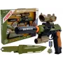 LEAN TOYS Zestaw Militarny Pistolet Karabin Nóż Medal Celownik
