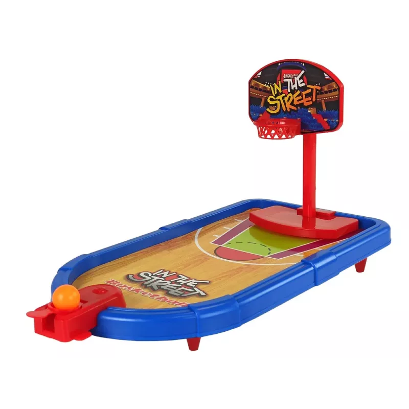 LEAN TOYS Zestaw 4-w-1 Gier Zręcznościowych Koszykówka Piłka Nożna Tarcza Kręgle Dart