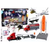 LEAN TOYS Zestaw figurek Space Truck Rocket 15 El.