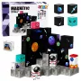 LEAN TOYS Zestaw magnetycznych klocków Kostki Piksele 3D Przestrzeń 100 szt.