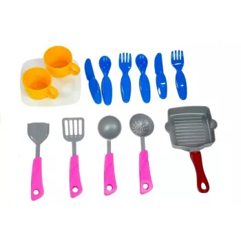 LEAN TOYS Zlew kuchenny z akcesoriami