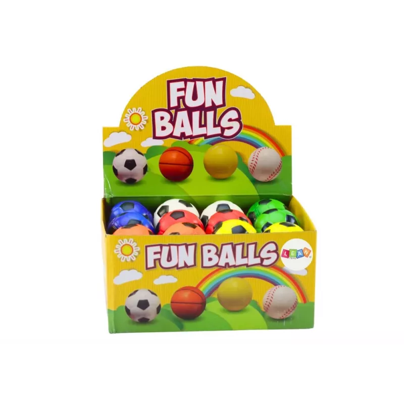 LEAN TOYS Small Soft Foam Football Ball 5,5 cm