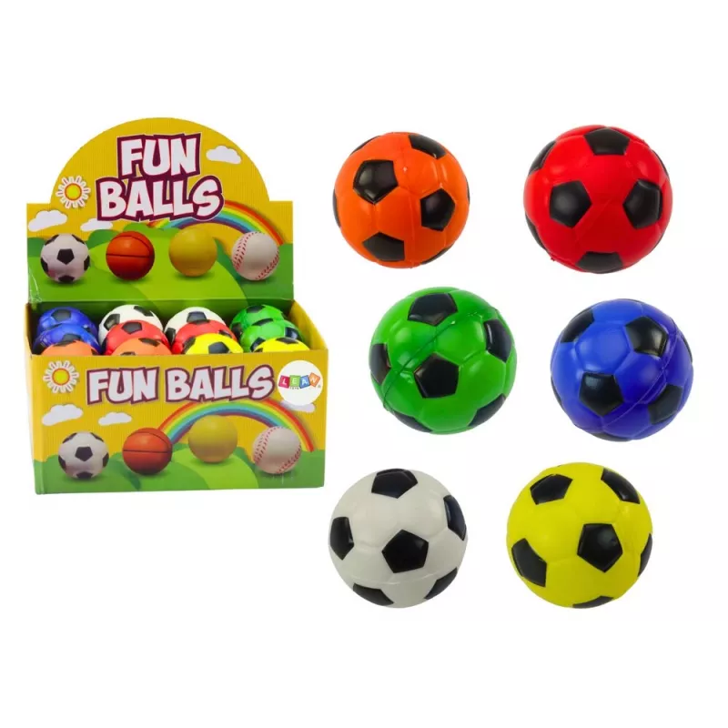LEAN TOYS Small Soft Foam Football Ball 5,5 cm