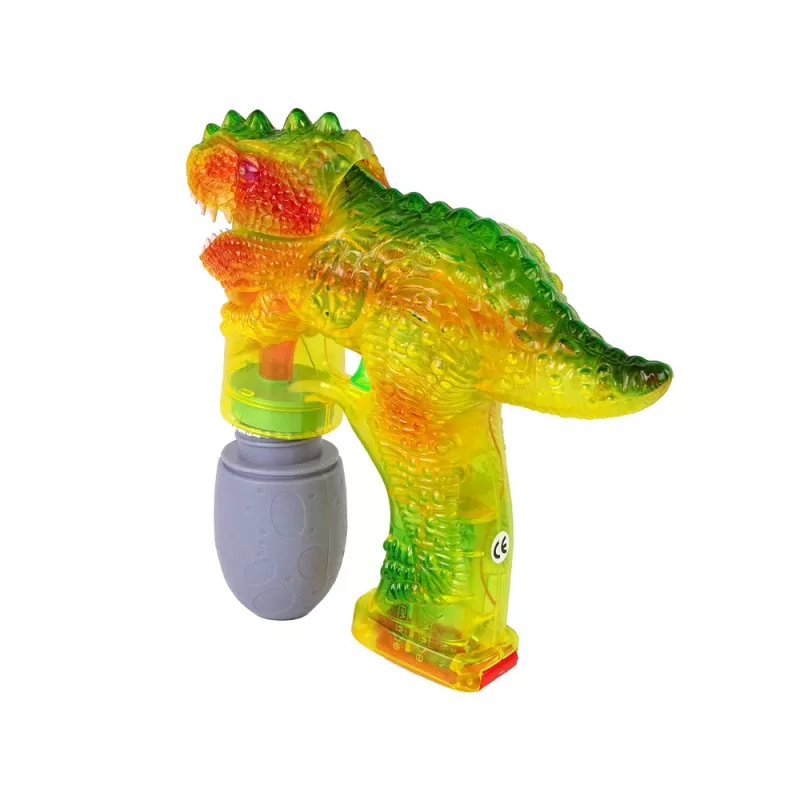 LEAN TOYS Automatyczna maszyna do baniek mydlanych Dinozaur 1x Jajko