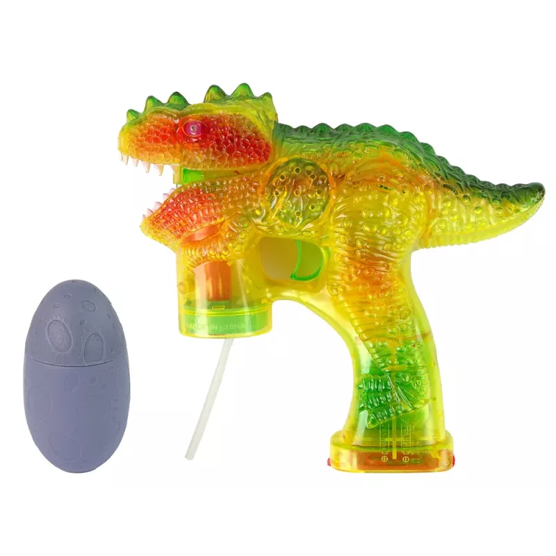 LEAN TOYS Automatyczna maszyna do baniek mydlanych Dinozaur 1x Jajko