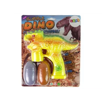 LEAN TOYS Płyn do baniek mydlanych Dinozaur Jajko Żółty