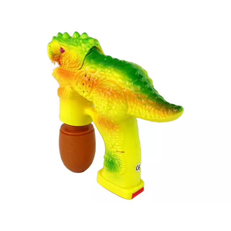 LEAN TOYS Płyn do baniek mydlanych Dinozaur Jajko Żółty