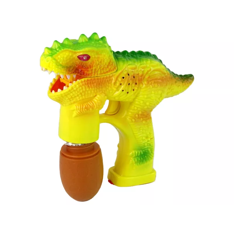 LEAN TOYS Płyn do baniek mydlanych Dinozaur Jajko Żółty