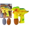 LEAN TOYS Płyn do baniek mydlanych Dinozaur Jajko Żółty