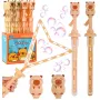 LEAN TOYS Bańki mydlane Duża rozsuwana różdżka Kapibara 49,5 cm 100 ml
