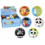 LEAN TOYS Miękka Piłka Małe Wzory Kolory dla Niemowląt 7 cm średnicy