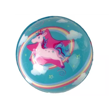 LEAN TOYS Miękka tęczowa piłka sensoryczna dla niemowląt, średnica 8 cm