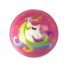 LEAN TOYS Miękka tęczowa piłka sensoryczna dla niemowląt, średnica 8 cm