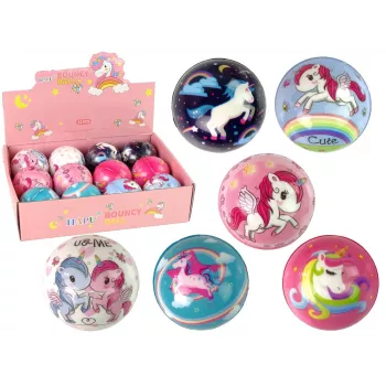 LEAN TOYS Miękka tęczowa piłka sensoryczna dla niemowląt, średnica 8 cm