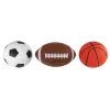 LEAN TOYS Zestaw Miękkich Piłek Sportowych 3w1 Piłka Nożna Koszykówka