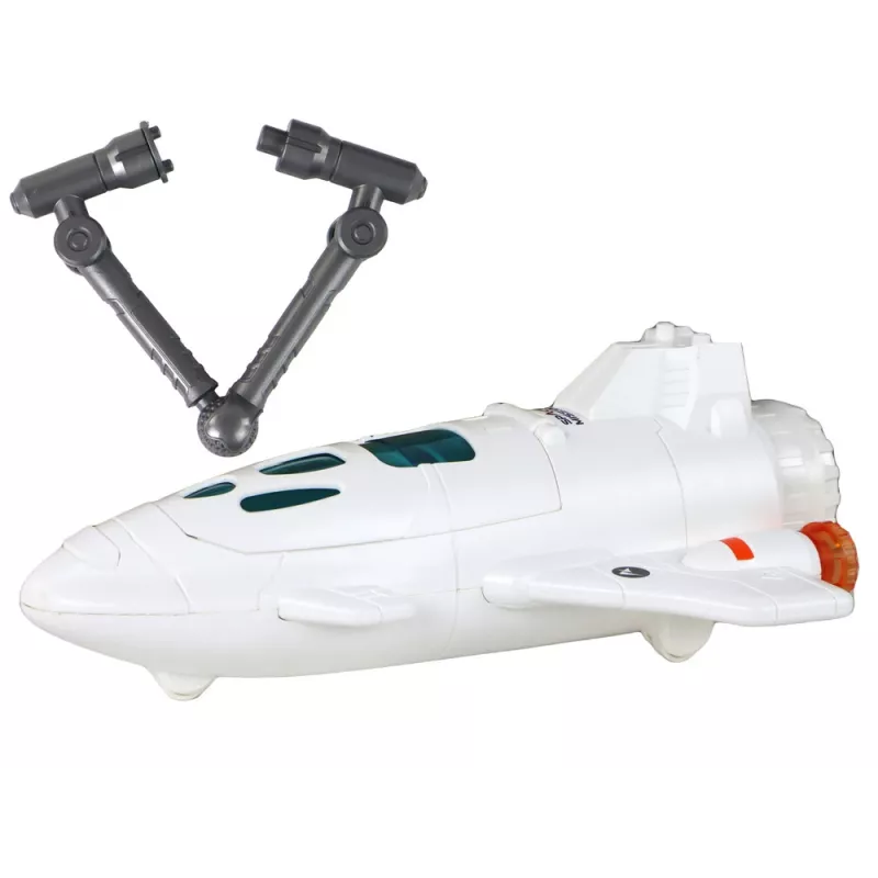 LEAN TOYS zestaw kosmiczny Space Mission Cosmos 4 elementy – rakieta, astronauta, łazik i flaga (4 sztuki, od 3 lat)