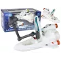 LEAN TOYS zestaw kosmiczny Space Mission Cosmos 4 elementy – rakieta, astronauta, łazik i flaga (4 sztuki, od 3 lat)
