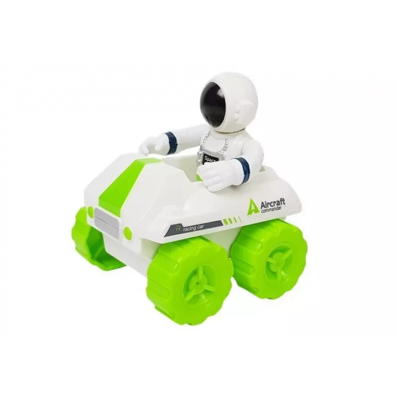 LEAN TOYS Space Rocket Astronom Cosmos Light & Sound – Zasilana bateryjnie elektroniczna rakieta-zabawka z figurką astronauty (3x AA)