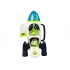 LEAN TOYS Space Rocket Astronom Cosmos Light & Sound – Zasilana bateryjnie elektroniczna rakieta-zabawka z figurką astronauty (3x AA)