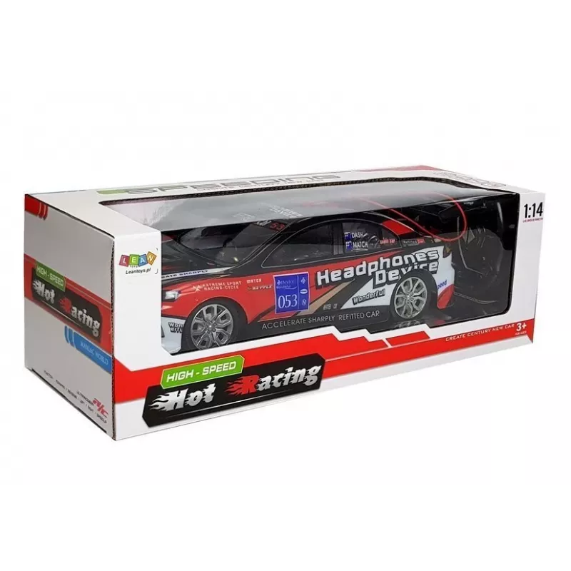 LEAN TOYS Sport Racing Samochód Zdalnie Sterowany R/C 27MHz Czerwony