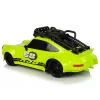 LEAN TOYS Samochód Sportowy 1:18 Zielony z Kołem Zapasowym i Pilotem