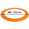 LEAN TOYS Osłona sprężyn do trampoliny 10ft, niebieska, odporna na UV PCV, pianka EPE, elastyczne pasy, EN71, seria BEST