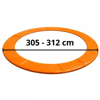 LEAN TOYS Osłona sprężyn do trampoliny 10ft, niebieska, odporna na UV PCV, pianka EPE, elastyczne pasy, EN71, seria BEST