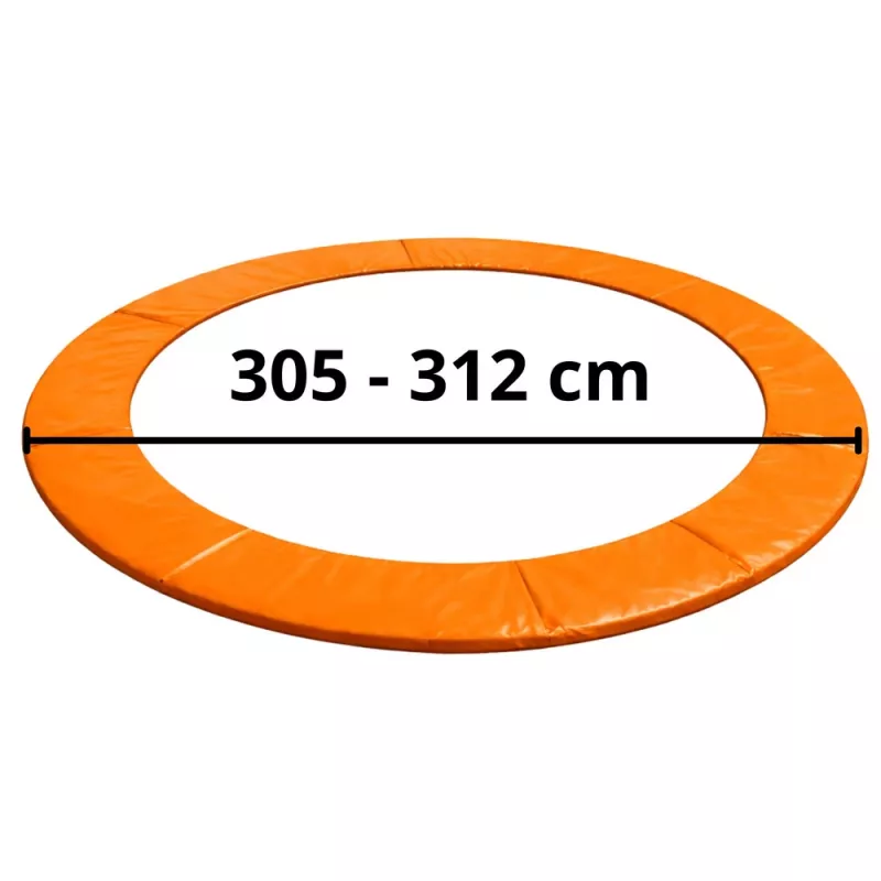LEAN TOYS Osłona sprężyn do trampoliny 10ft, niebieska, odporna na UV PCV, pianka EPE, elastyczne pasy, EN71, seria BEST
