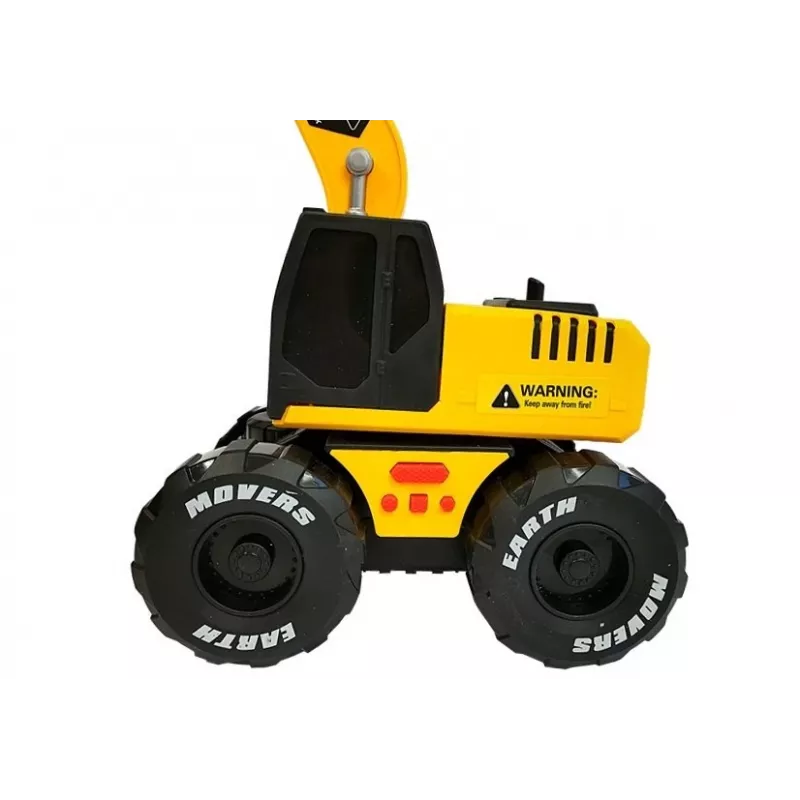 LEAN TOYS Spring Drive Excavator Sounds and Lights