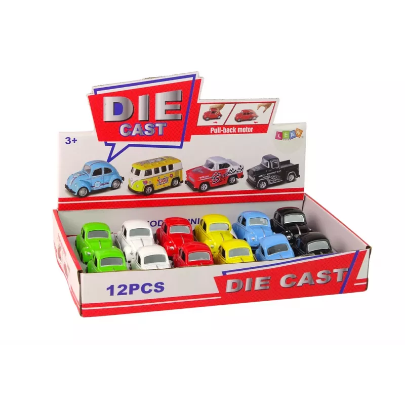LEAN TOYS Samochód Osobowy Beetle z Napędem Ciernym, 6 Kolorów