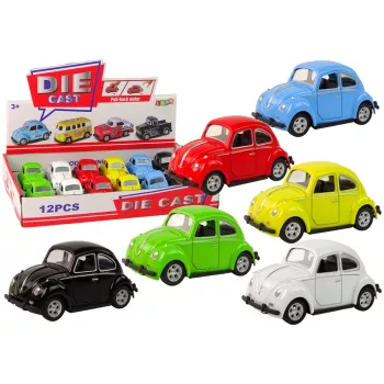 LEAN TOYS Samochód Osobowy Beetle z Napędem Ciernym, 6 Kolorów
