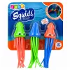 LEAN TOYS Zabawki do nurkowania Kałamarnica Meduza dla dzieci do basenu i kąpieli 3 szt.