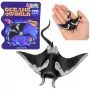 LEAN TOYS Płaszczka Gumowa Figurka Rozciągliwa Realistyczna Ryba Oceaniczna 13cm