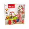 LEAN TOYS Zestaw Supermarket Koszyk Sklepowy Waga Artykuły Spożywcze