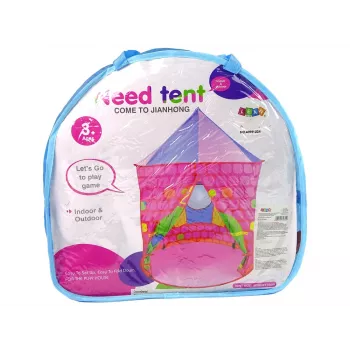 LEAN TOYS Namiot Pałacowy Zamek Księżniczki dla Dzieci Różowy