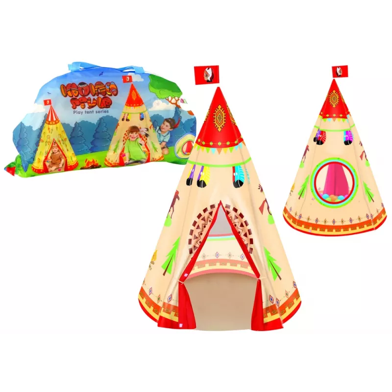 LEAN TOYS Tipi Namiot dla Dzieci do Ogrodu