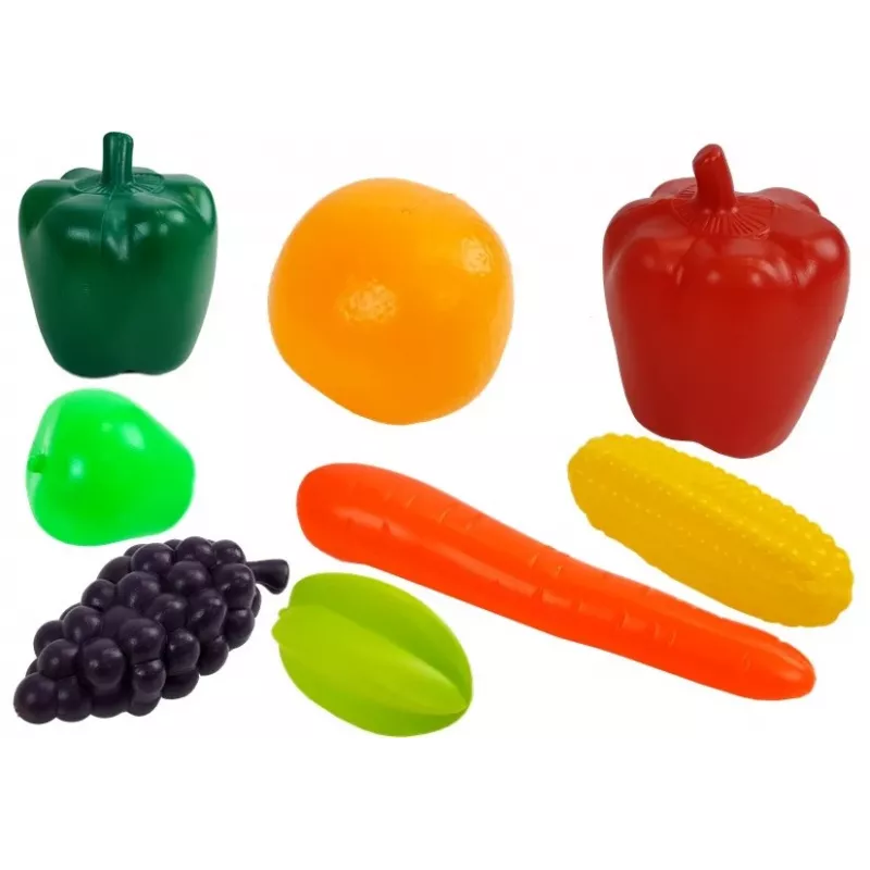 LEAN TOYS Zestaw Sklep z Wózkiem, Kasą, Skanerem i Zakupami