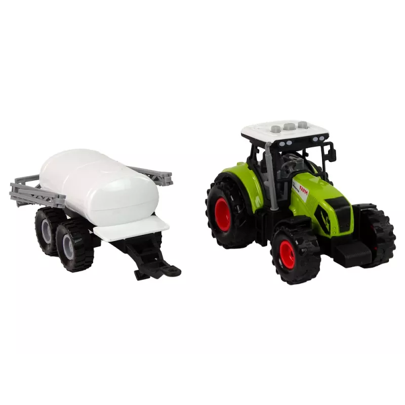 LEAN TOYS Ciągnik dla Dzieci z Przyczepą Farm Car