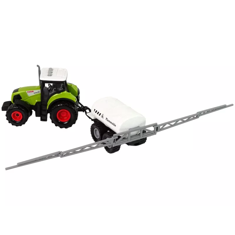 LEAN TOYS Ciągnik dla Dzieci z Przyczepą Farm Car