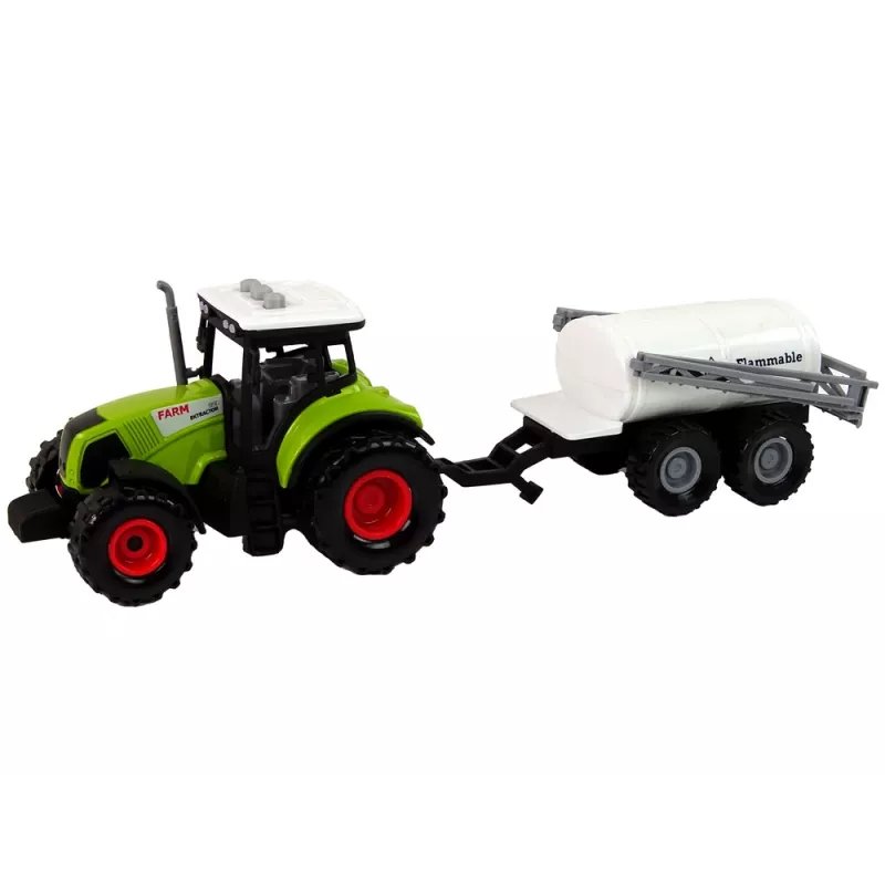 LEAN TOYS Ciągnik dla Dzieci z Przyczepą Farm Car