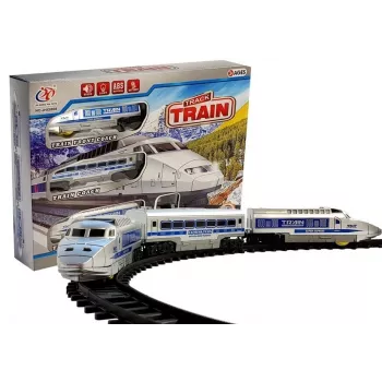 LEAN TOYS Zestaw baterii do pociągu ze światłem i dźwiękiem