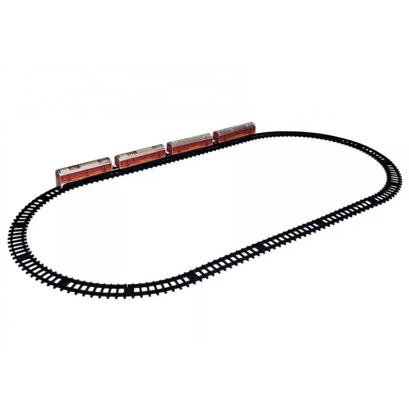 LEAN TOYS Train Track Batteries 33 Pieces
