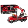LEAN TOYS Ciężarówka z Koparką Traktor Koparka Dźwięk Światła
