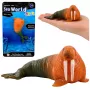 LEAN TOYS Figurka Morsa Gumowa Rozciągliwa Realistyczny Ssak Morski 13 cm