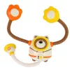 LEAN TOYS Zabawka do kąpieli Miś Astronauta z cyrkulacją wody i przyssawkami