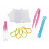 LEAN TOYS Zestaw Koralików Wodnych DIY Magic Beads 8 Kolorów Środki Transportu