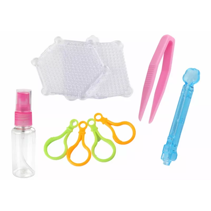 LEAN TOYS Zestaw Koralików Wodnych DIY Magic Beads 8 Kolorów Środki Transportu