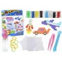 LEAN TOYS Zestaw Koralików Wodnych DIY Magic Beads 8 Kolorów Środki Transportu