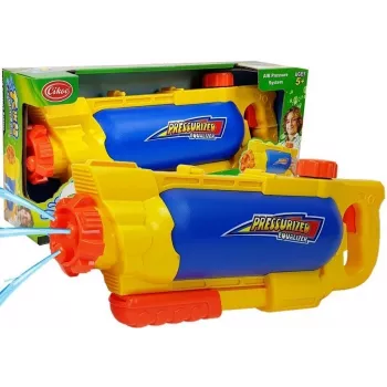 LEAN TOYS Pistolet na wodę 1450 ml Żółto-Niebieski